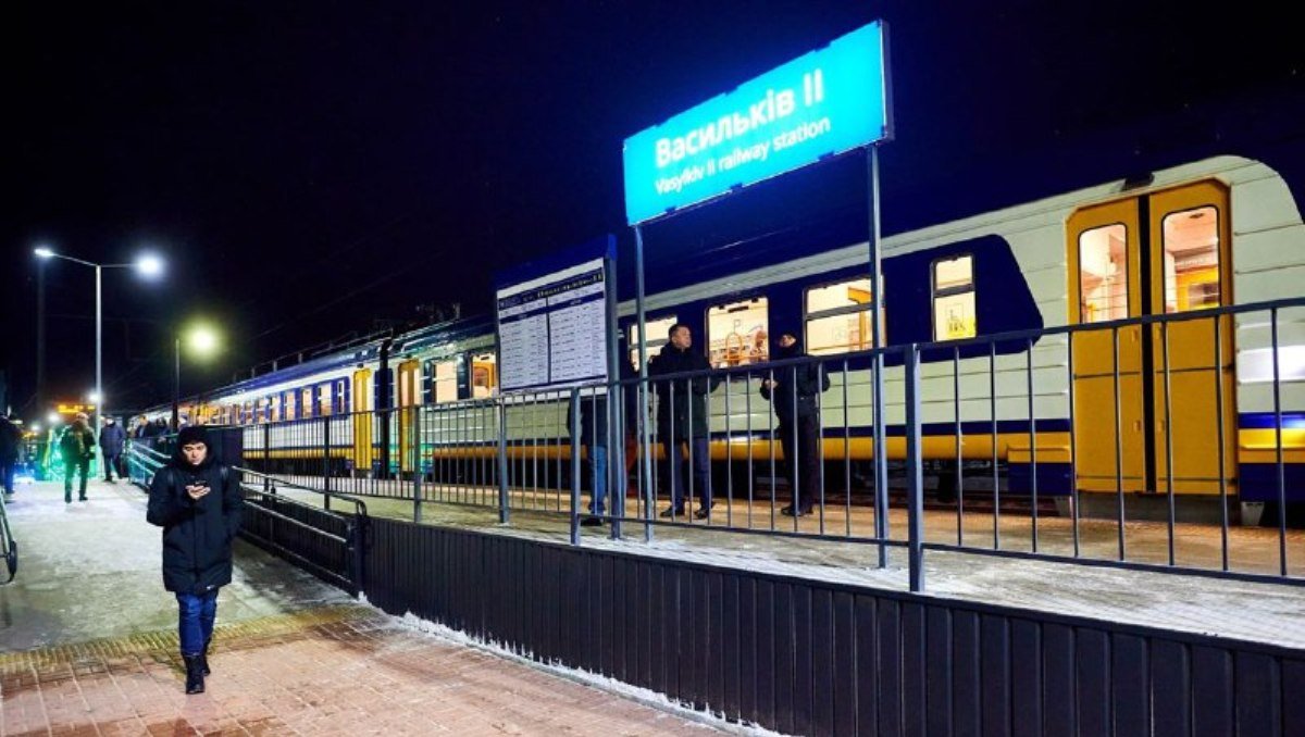 Новая электричка Киев-Васильков будет бесплатно перевозить пассажиров до конца января