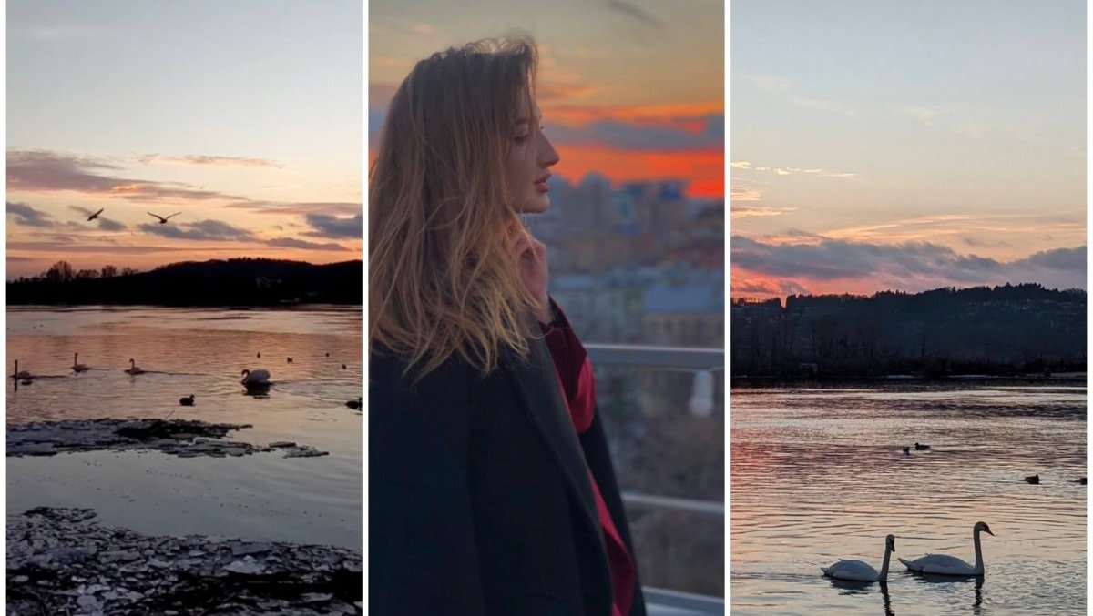 Красивый закат в Киеве: жители столицы поделились яркими фото