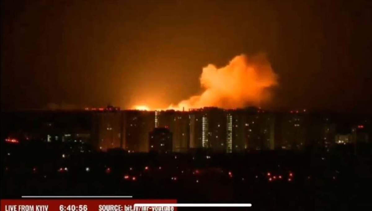 В Киеве прогремел мощнейший взрыв