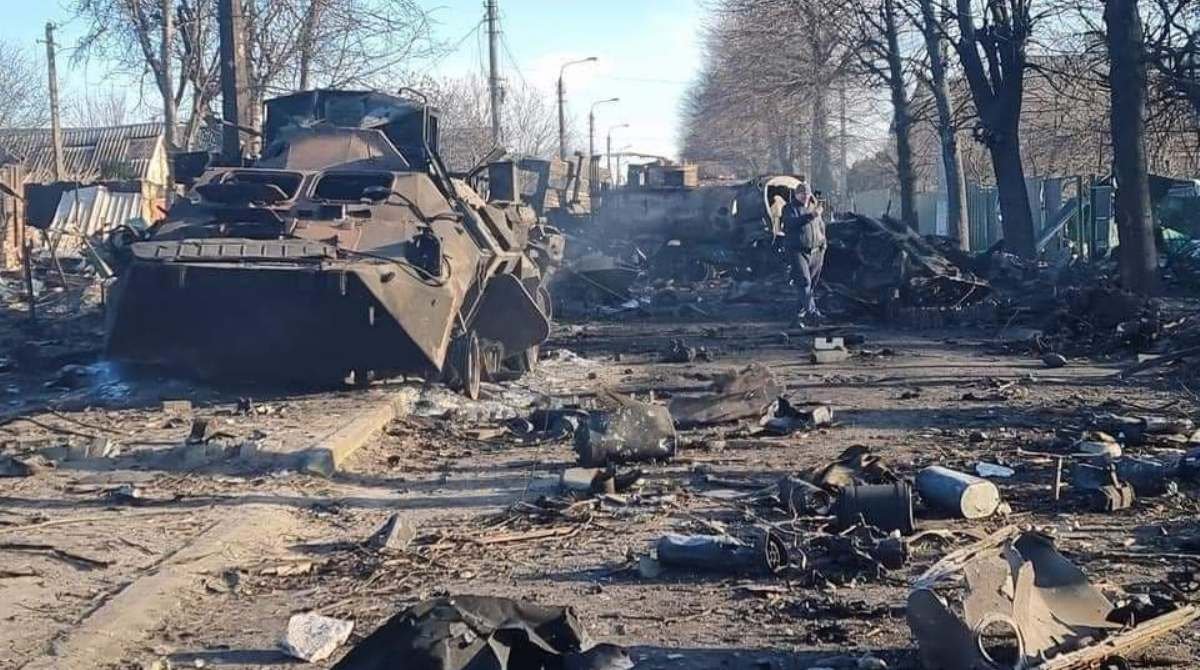 Как выглядит Буча за 11 дней войны: видео и фото улиц и домов после обстрелов
