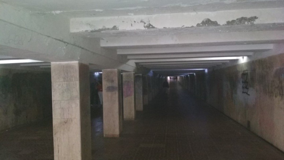 В Киеве ремонтируют подземные переходы на Европейской площади