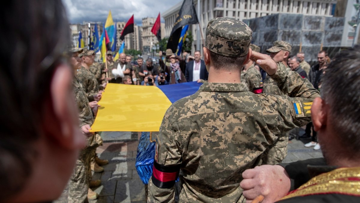 В Киеве попрощались с командиром батальона «Карпатская Сечь» Олегом Куциным