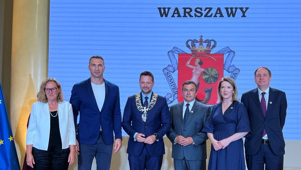 Варшава присвоїла Віталію Кличку звання почесного громадянина столиці Польщі