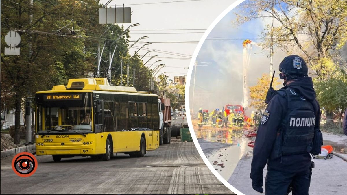 У центрі Києві відновили рух автобусів: як курсує інший транспорт, що зупинили через атаку дронів