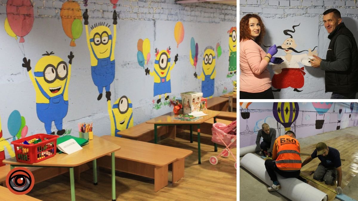 Для дітей Бучі облаштували креативне укриття: волонтери шукають нові об’єкти для допомогти