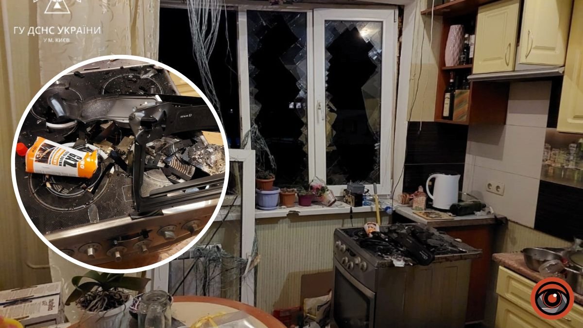 У Києві в квартирі від вибуху газового балончику вилетіли вікна: постраждала 17-річна дівчина