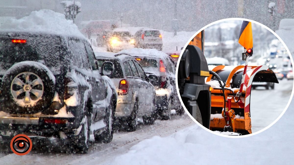 У Києві долають наслідки снігопаду: водіїв просять не їхати на автомобілях у місто та не створювати заторів