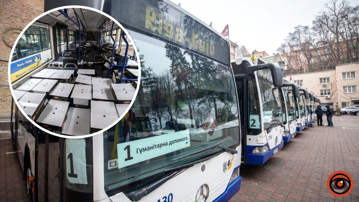 Київ отримав ще 10 міських автобусів від Риги як допомогу