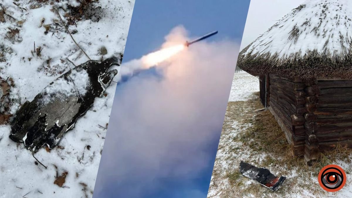 Наслідки ракетної атаки на Київ 14 січня: влучання в об’єкт інфраструктури, без потерпілих