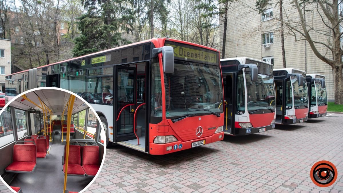 Київ від німецьких партнерів отримав чотири сучасних міських автобуси Mercedes