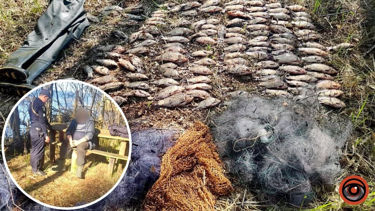 На Київщні зловили браконьєра з уловом на 220 тисяч гривень