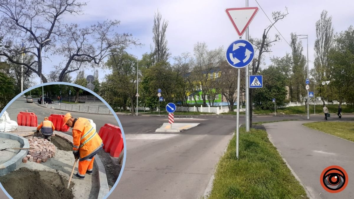 У Києві ще на двох перехрестях столиці влаштували кільцеві розв’язки