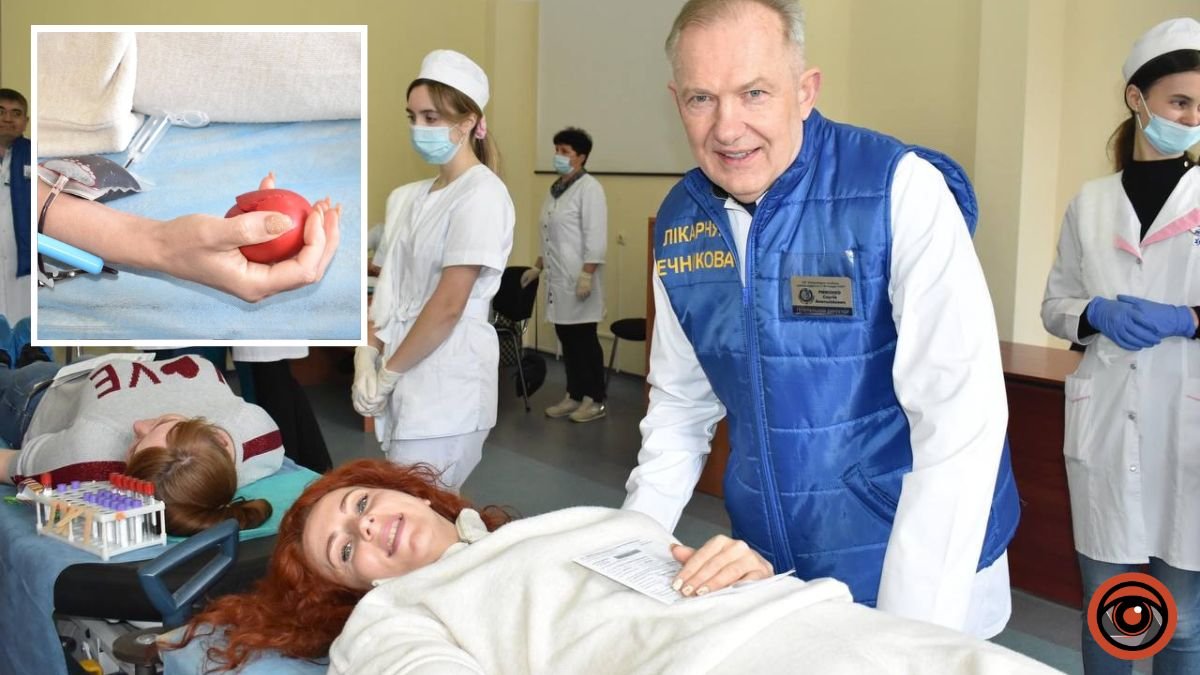 «Здали кров заради життя»: до Дня донора у лікарні Мечникова у Дніпрі долучилися 100 працівників «АТБ»