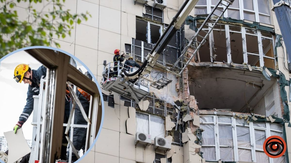 У Києві рятувальники завершили розбір розбитої ворожим дроном багатоповерхівки у Святошинському районі