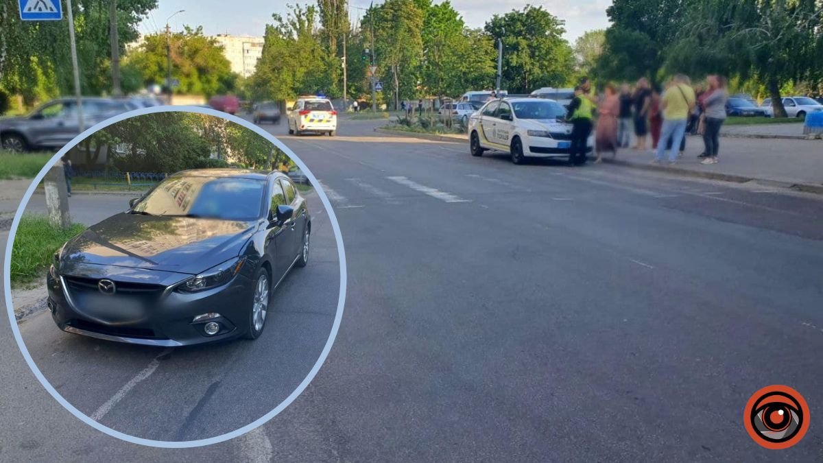 На Київщині водійка "Mazda" збила двох дітей на пішохідному переході