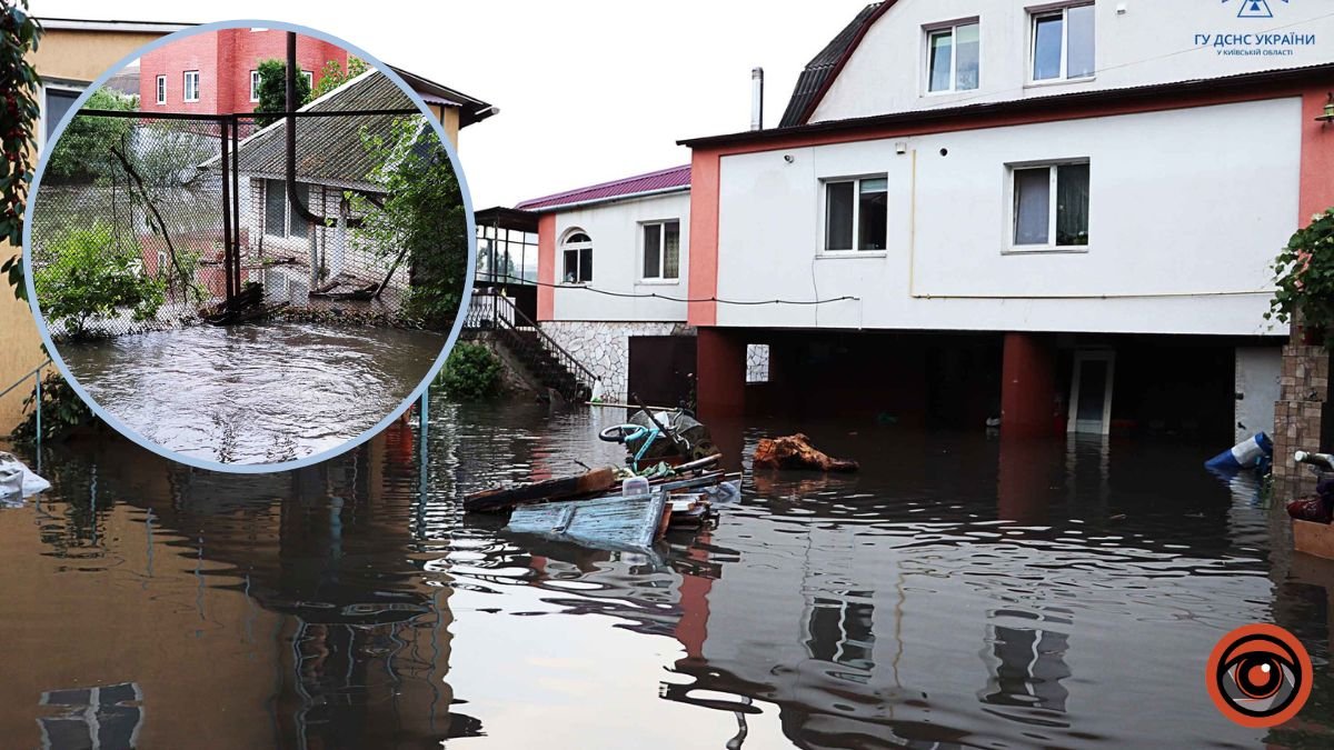 На Київщині затопило церкву, аптеку, ресторан та приватні будинки: наслідки негоди