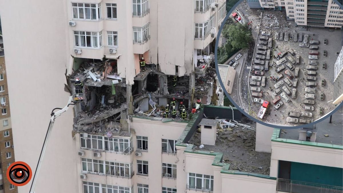 Ракетний удар по Києву 24 червня: зруйнована багатоповерхівка, є загиблі