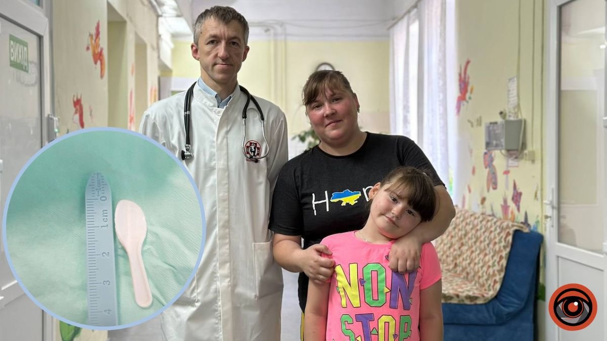 У Києві в дівчинки дістали 4-сантиметрову ложечку з дихальних шляхів