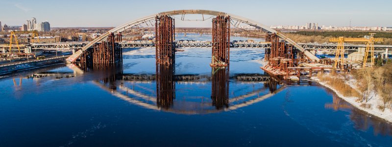 Пробуждение железного «динозавра»: как выглядит Подольский мост с неба