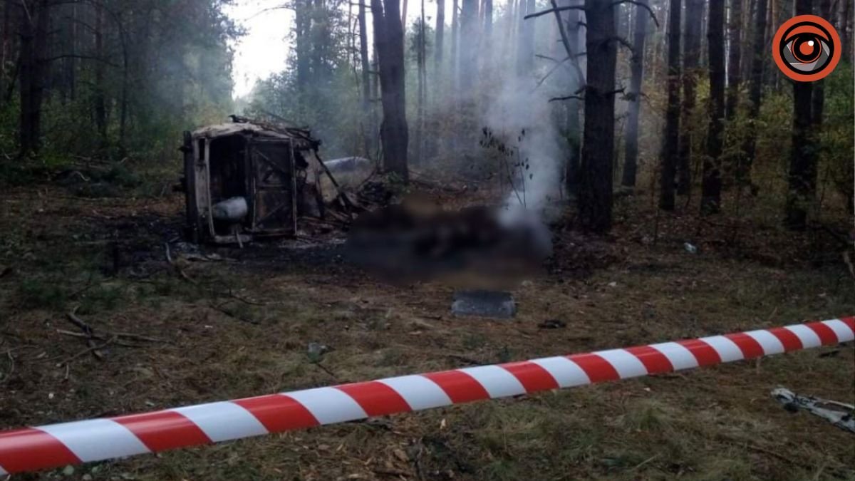 На Київщині легковий автомобіль підірвався на міні: водій загинув