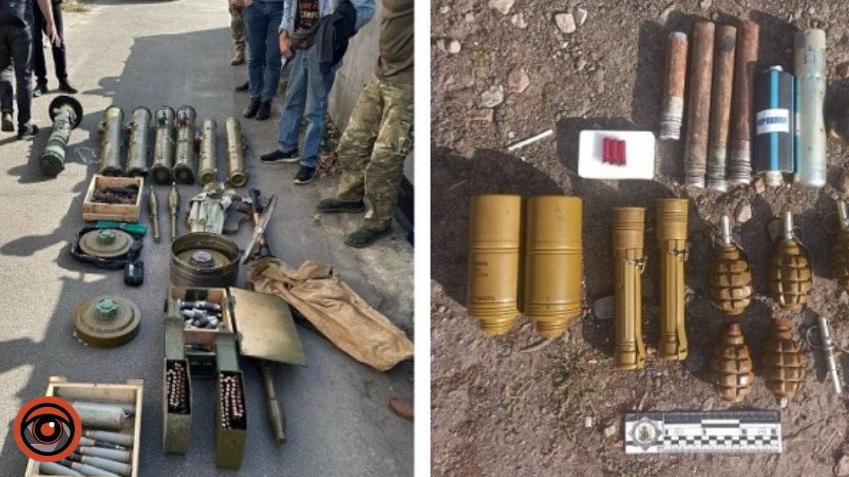 Ракети, гранати, набої: у Києві в чоловіка вилучили арсенал зброї та боєприпасів