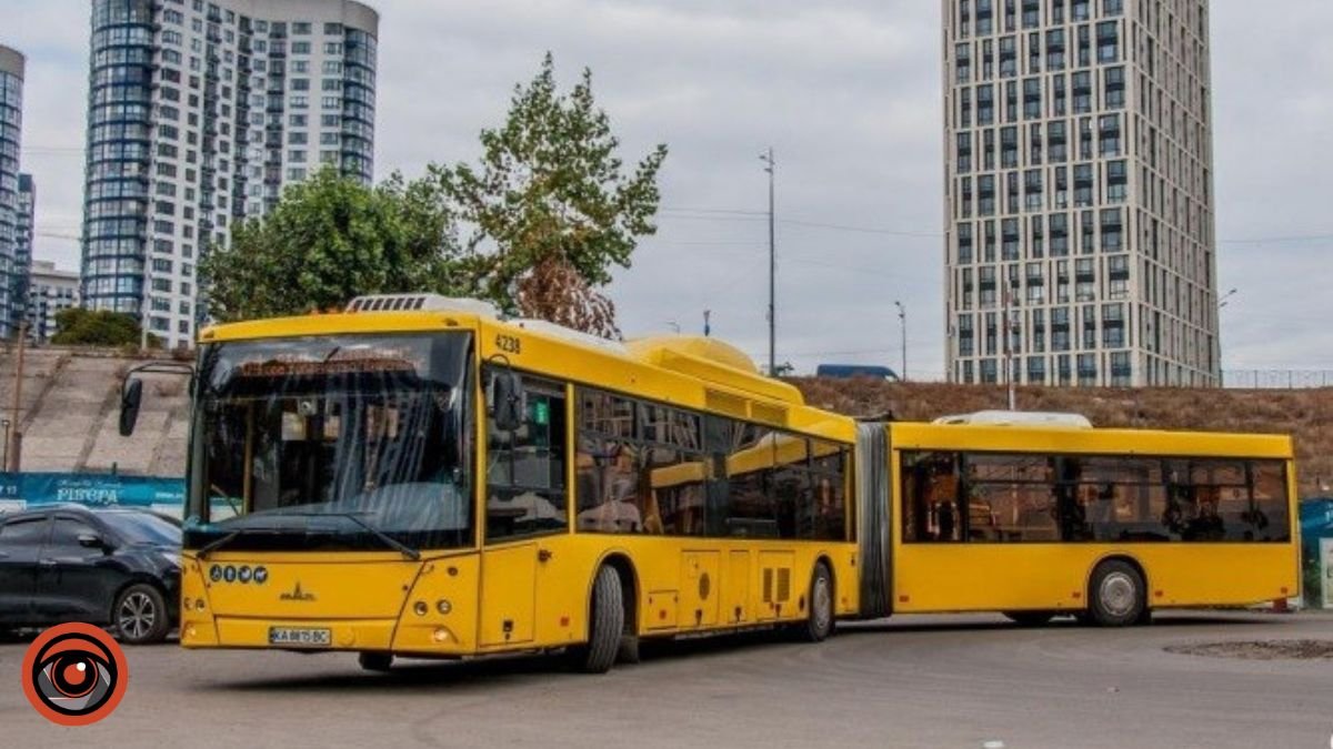 У Києві змінили рух курсувіння автобусу між Троєщиною та Оболонню: схеми