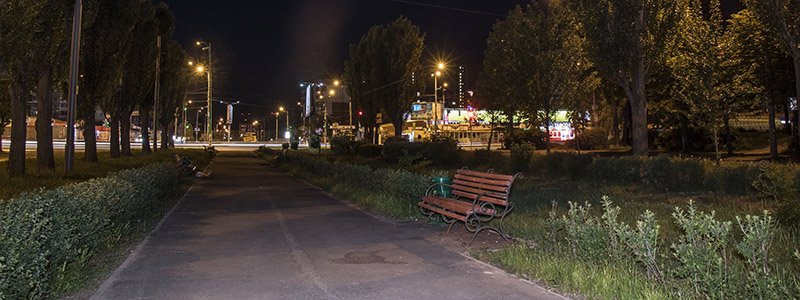 Особый взгляд на жилмассивы Киева: как ночью выглядит Академгородок