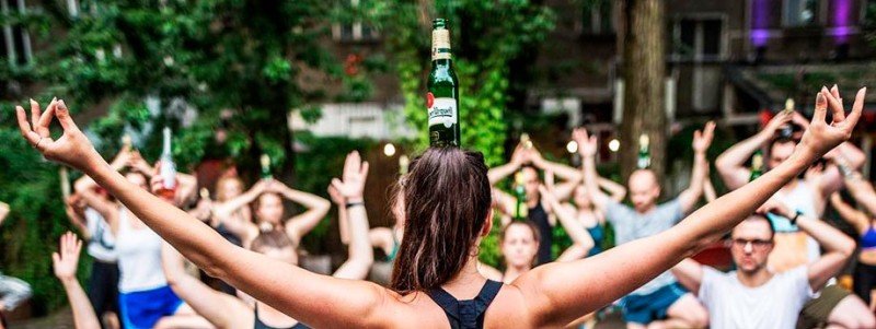 В Киеве пройдет трехдневный пивной марафон: где поиграть в Beer Pong и заняться алко-йогой