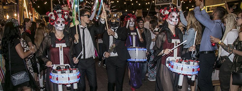 Как прошла вторая карнавальная ночь Santa Muerte в Киеве