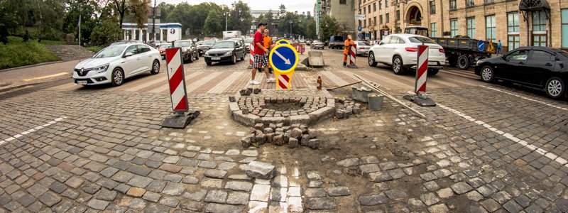В центре Киева появился "островок": что это значит для пешеходов и водителей