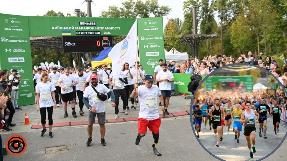 Як військові на протезах пробігли Київський марафон Незламності 2023: більше 5 тисяч киян взяли участь у змаганнях