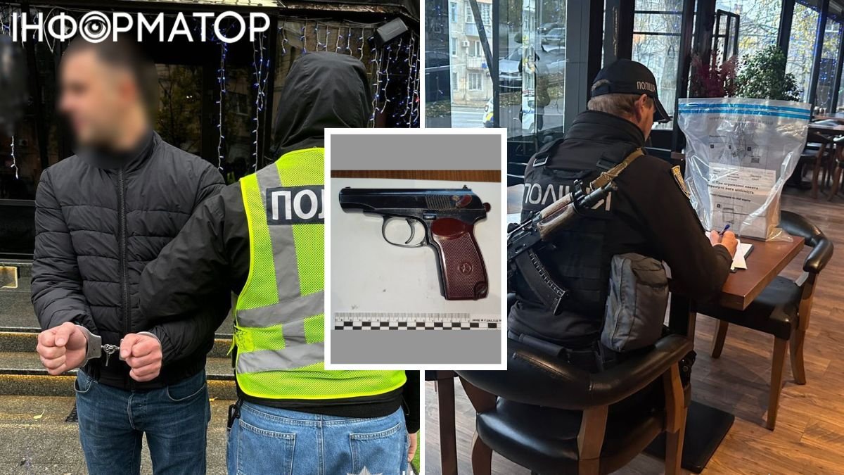 Полиция, Киев, пистолет