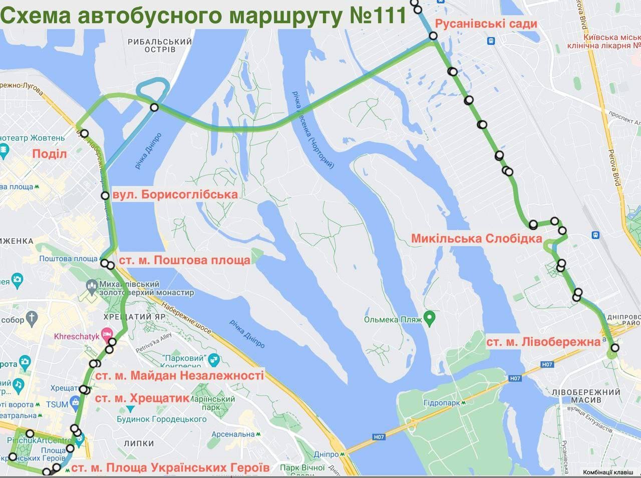 Через Подольско-Воскресенский мост в Киеве будет ходить автобус 111 маршрута:  откуда и куда им можно добраться. Читайте на UKR.NET