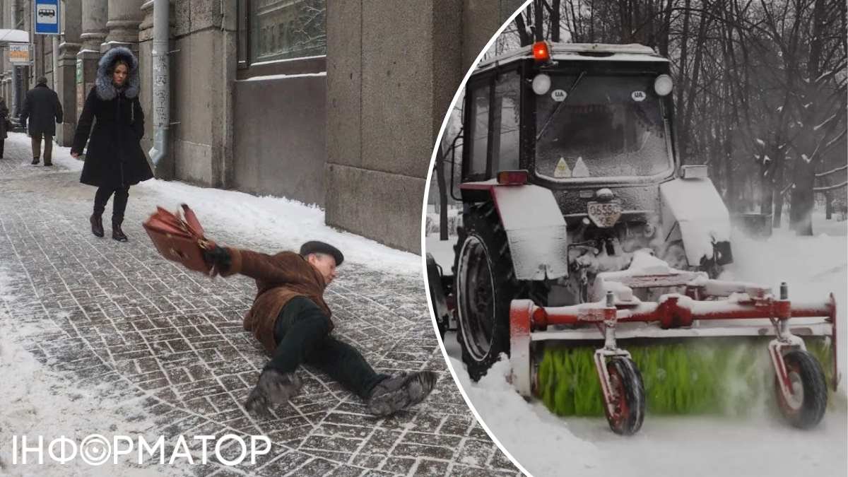 Технология чистки снега в Киеве