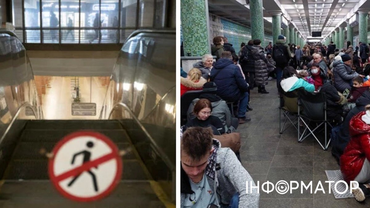 В Києві перекриті 6 станцій синьої гілки метро