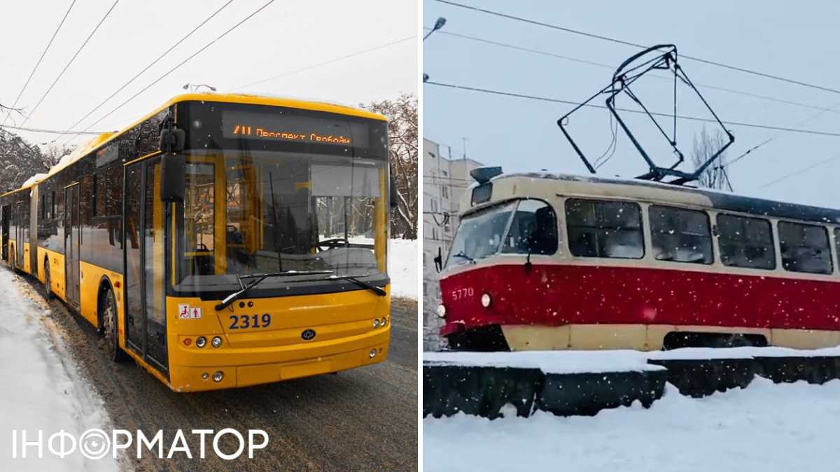 Общественный транспорт в Киеве
