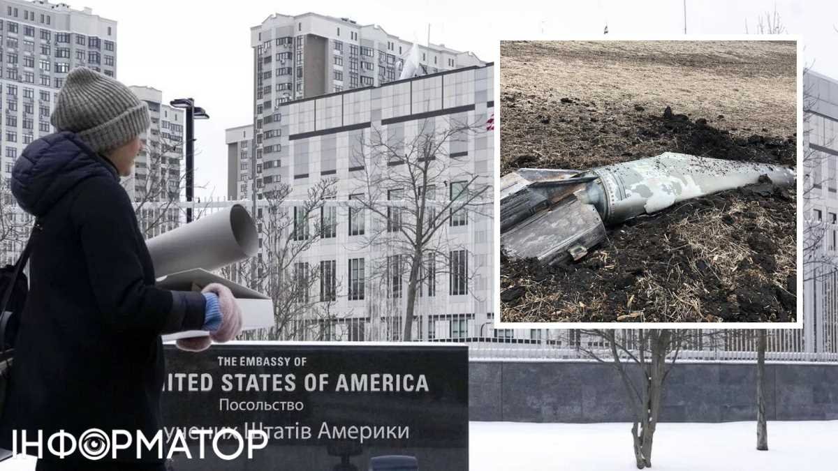 Последствия ракетной атаки на Украину