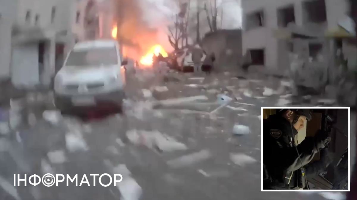 відео обстрілу Києва