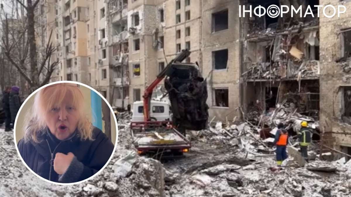 Последствия ракетного удара по Киеву 2 января