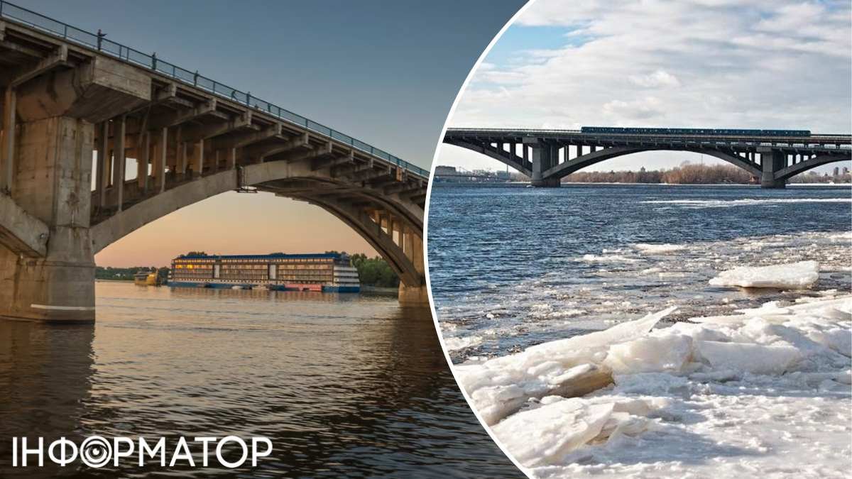 Ремонт моста метро в Киеве