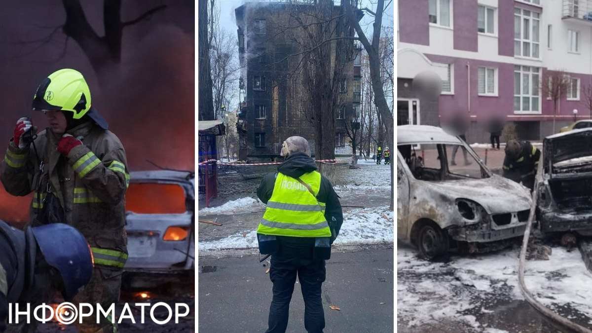 Два десятка ракет заходили в Киев двумя волнами: что известно о разрушениях и пострадавших - фото, видео