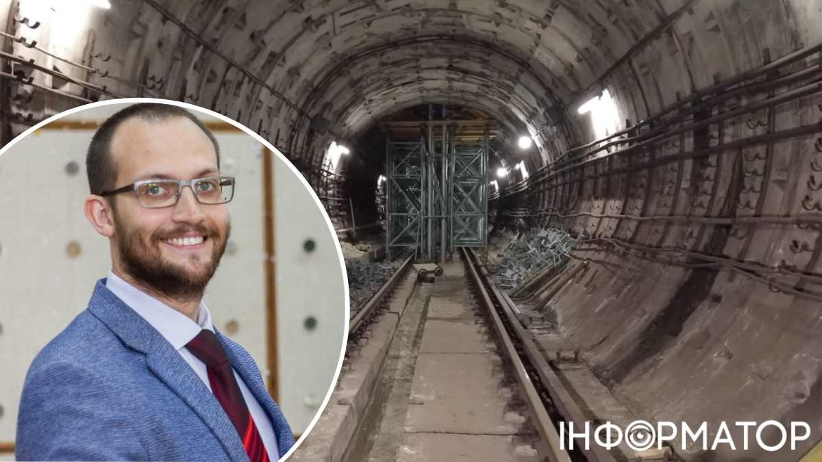 Ремонт тунелю метро у Києві