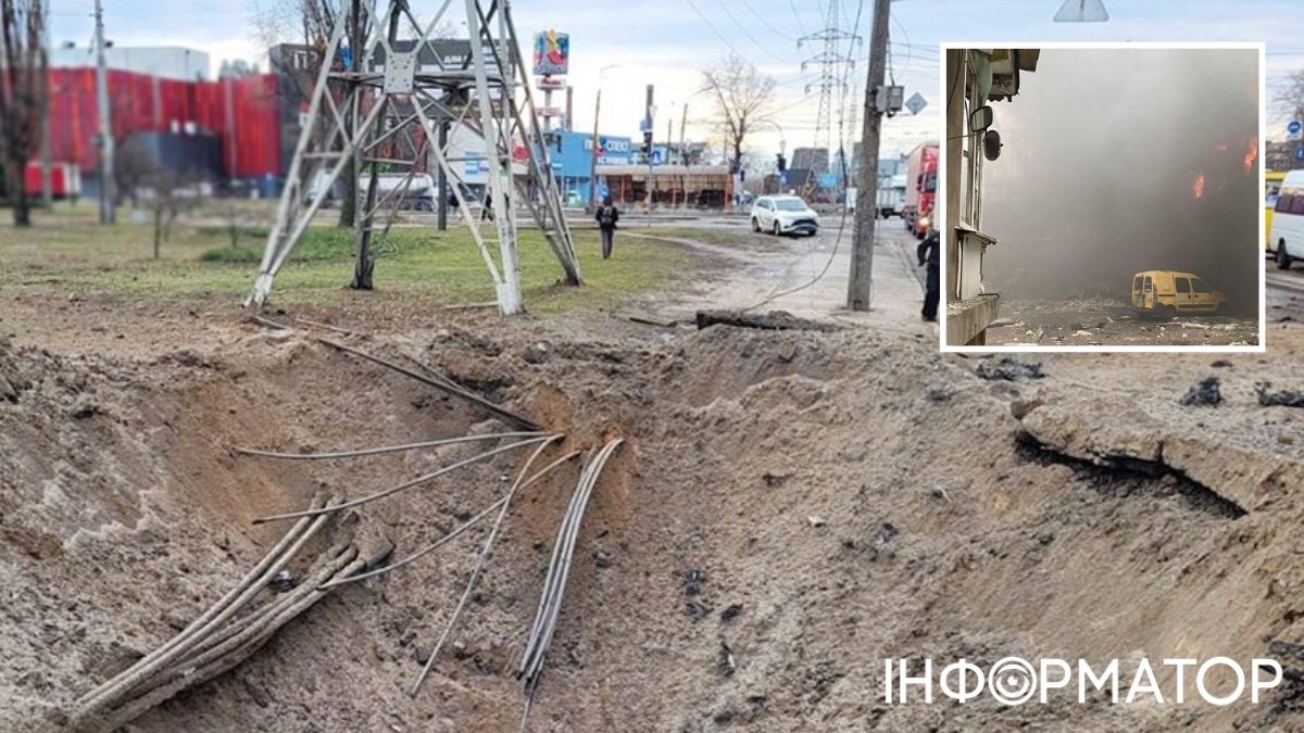 В Днепровском районе Киева из-за ракетного удара рф более 350 домов остаются без отопления