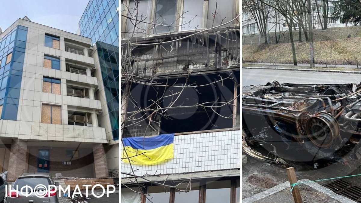 Уничтоженные автомобили запаркованы вдоль улицы, на окнах - МДФ-панели: что сейчас с киевским домом, пострадавшим 2 января