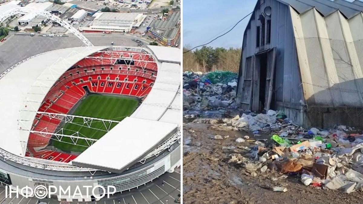 У Бородянці засмітили 20 полів стадіону Wembley: аудитори підрахували збитки