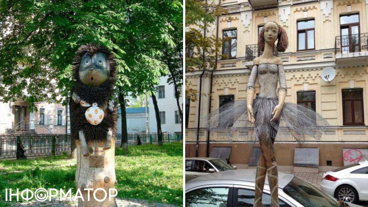 Известные урбан-скульптуры в Киеве