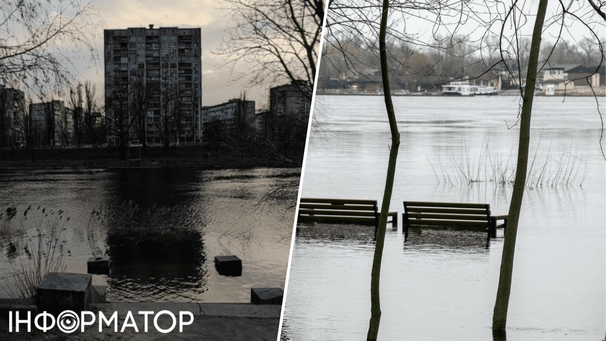 Наводнение в Киеве 16 марта