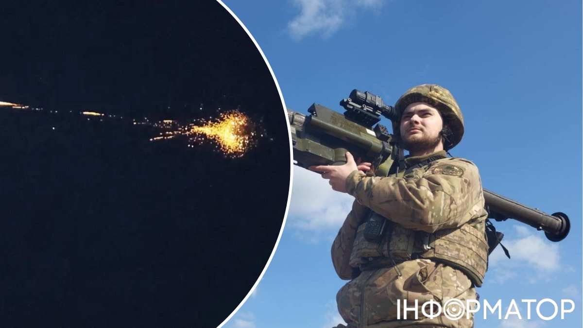 Сбивание вражеской крылатой ракеты с помощью ПЗРК на звук под Киевом