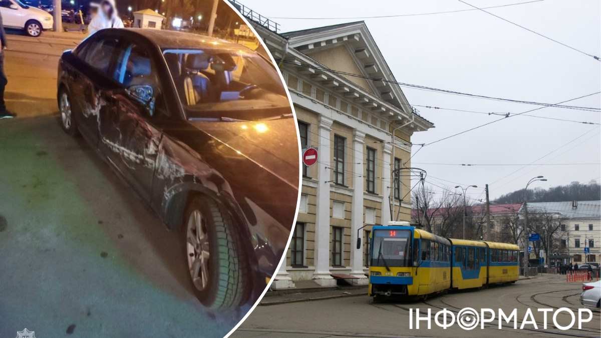 У водительницы Татьяны, допустившей столкновение трамвая с автомобилем в Киеве, не будут забирать права - решение суда