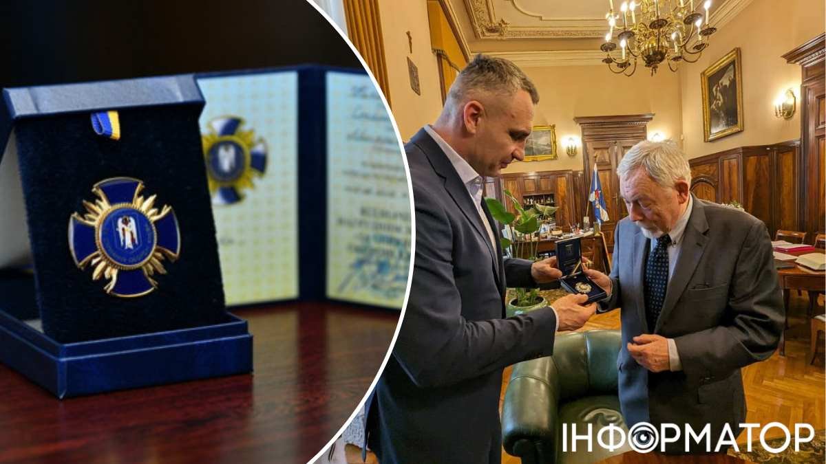 Віталій Кличко нагородив колегу з польського міста Кракова відзнакою "За сприяння обороні Києва"